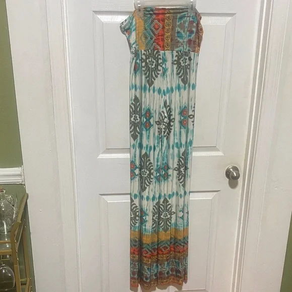 Vibrant Patterned wide leg pants - Picture 2 of 7